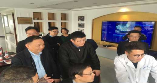 熱烈歡迎安徽省衛健委黨委書記單向前領導一行蒞臨蕪湖圣美孚科技有限公司調研指導工作